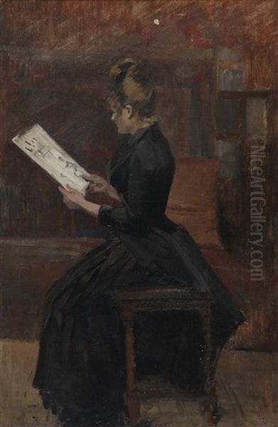Femme A La Lecture - view 1