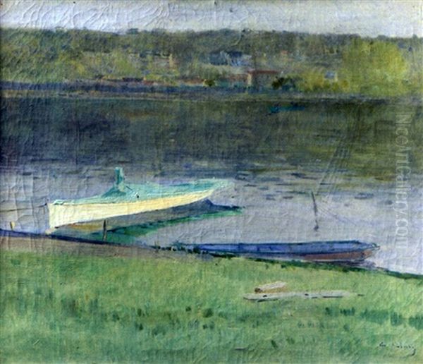 La Seine En Amont De Rouen - view 1