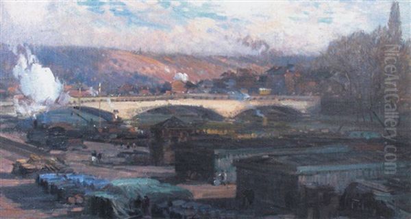 Les Quais A Rouen - view 1