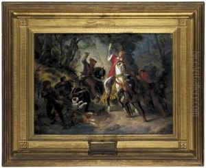 The Murder Of Archbishop Engelbert Of Cologne (die Ermordung Des Erzbischofs Engelbert Von Koln) by Carl Clasen