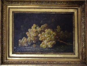 Nature Morte A La Grappe De Raisins