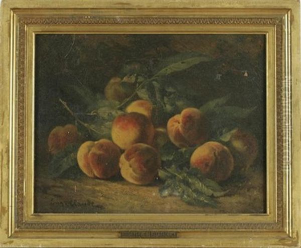 Peaches On A Tabletop - view 1