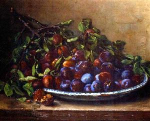 Nature Morte Au Plat De Fruits by Eugene Claude