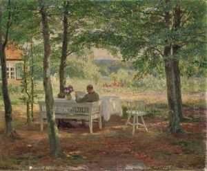 Sommertag Im Garten by Wilhelm Ludwig Heinrich Claudius