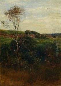 Landschaft Mit Birke by Wilhelm Ludwig Heinrich Claudius