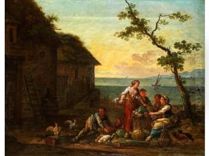 Landliche Figurengruppe