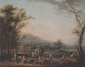 Landschaft Mit Heuernte - Allegorie Des Sommers