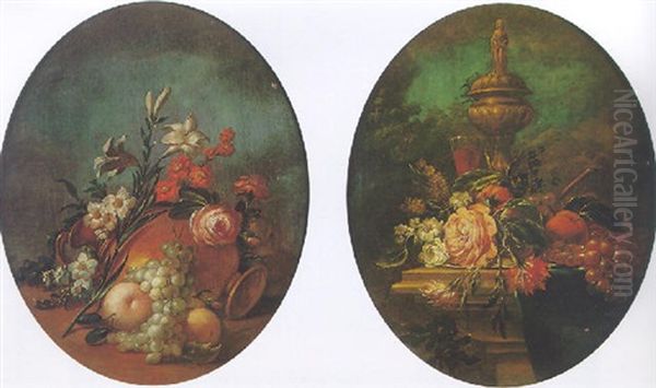 Nature Morte Au Vase Et Fruits - view 1