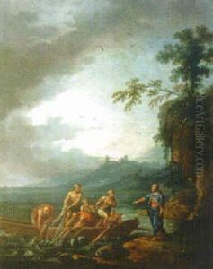 La Peche Miraculeuse by Jean Baptiste Charles Claudot