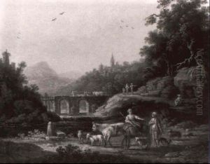 Le Retour Du Troupeau by Jean Baptiste Charles Claudot