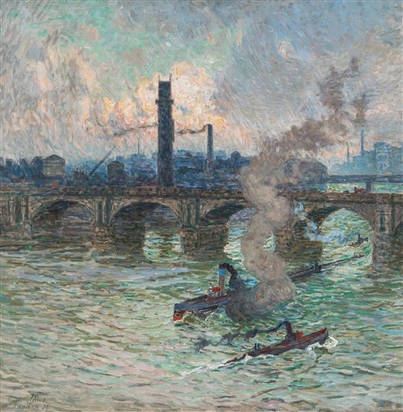 Bourasque Sur La Tamise - view 1
