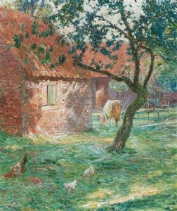 Farmyard by Emile Claus