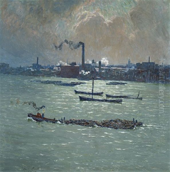 Light Reflections On The Thames (1916) - view 1