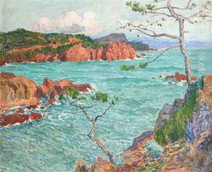 Seascape At The Cote D'azur - Les Trayas (1914) Seascape At The Cote D'azur - Les Trayas (1914)