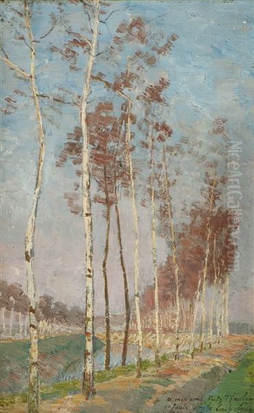 Canal By Astene, Belgium 1892 - view 1