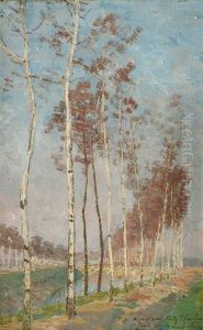 Canal By Astene, Belgium 1892 by Emile Claus