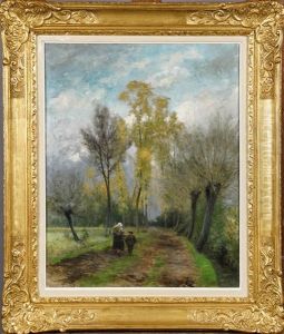 Une Promenade Dans Les Bois by Emile Claus