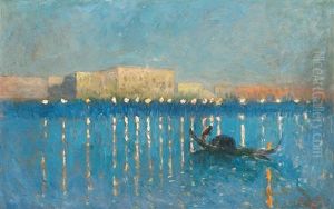 Night In Venice (1906) by Emile Claus