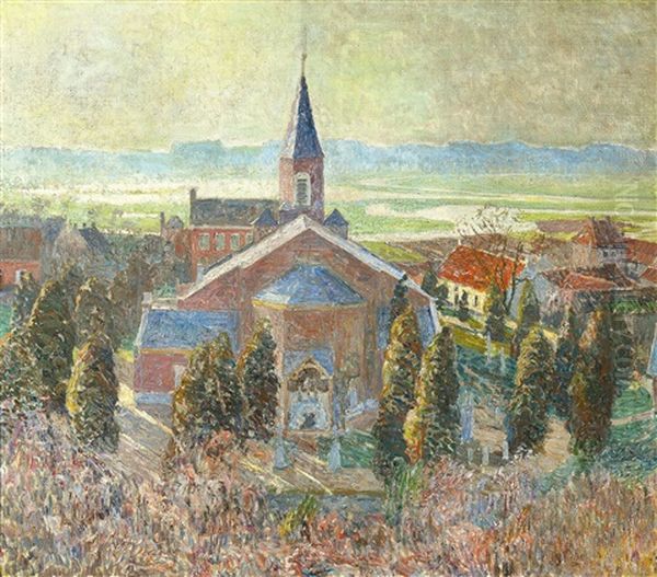A View Of Deurle And The River Lys (ca. 1920) - view 1