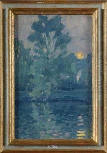 Soleil Couchant Sur La Lys by Emile Claus