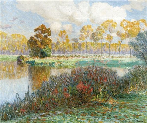 The Sun Over The River Lys - view 1