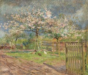 Ferme Ensoleillee by Emile Claus