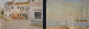 Twee Zichten In Venetie (2 Works) by Emile Claus
