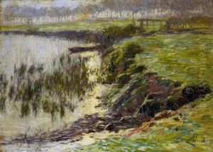 Leieboorden by Emile Claus