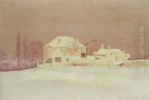 Winter Landscape by Emile Claus