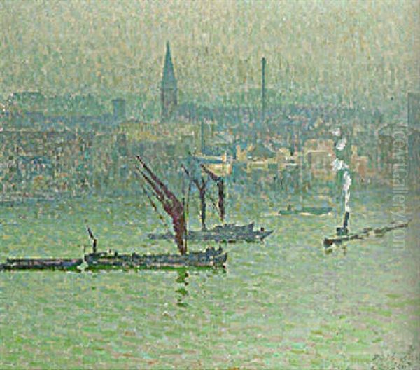 Shipping On The Thames, London - view 1