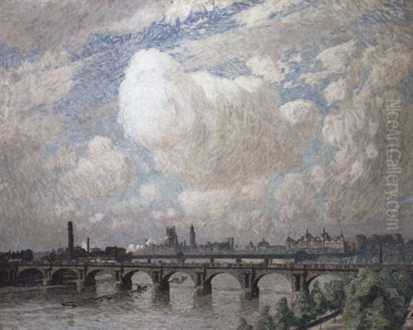 Waterloo Bridge Ensoleille - view 1