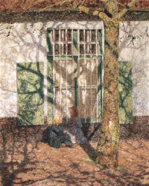 Spelende Kinderen Bij De Hoeve - view 1
