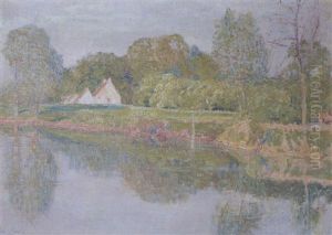 Paysage Sur La Lys: Un Matin De Mai