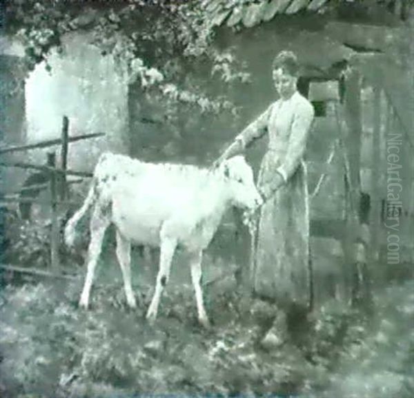 Feeding Her Pet - view 1