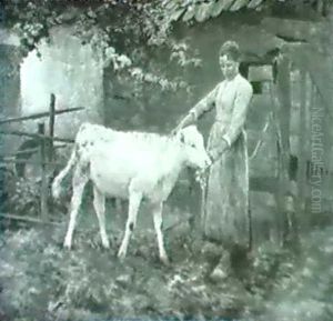 Feeding Her Pet by Emile Claus