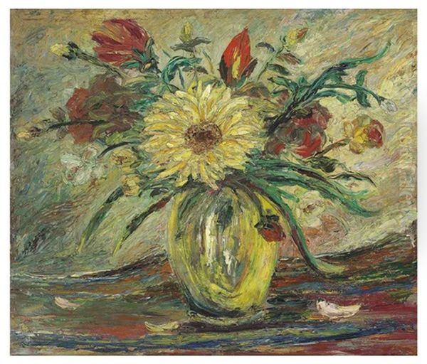 Jarron Con Flores (homenaje A Vincent Van Gogh) - view 1