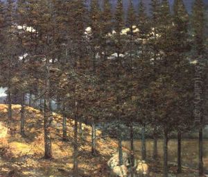 Campo Michoacano Con Ovejas by Joaquin Clausell
