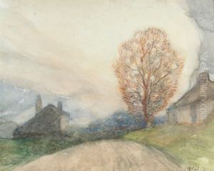 The Country Lane by Sir George Clausen