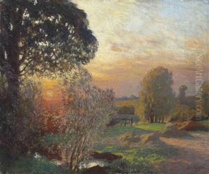 Tranquil Sunset - September by Sir George Clausen