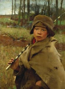A Ploughboy by Sir George Clausen