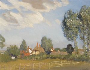 An Essex Village by Sir George Clausen