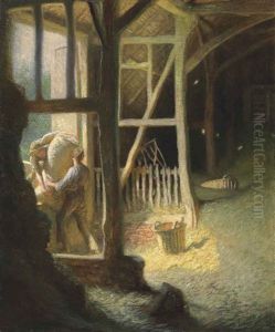 The Barn Door by Sir George Clausen
