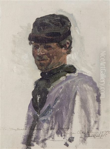 Portrait Of A Breton Fisherman - view 1