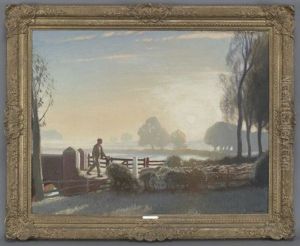The Shepherd Boy: Sunrise by Sir George Clausen