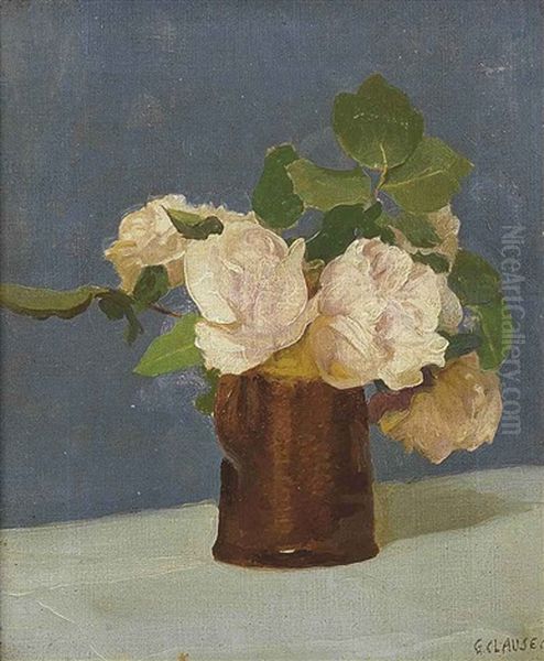 Pink Roses In A Jug - view 1