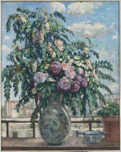 Le Bouquet (vue De L'atelier De L'artiste) by Albert Andre