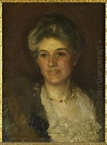 Portrait Of Mrs. A. Leon