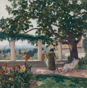 La Terrasse A Laudun by Albert Andre