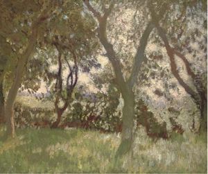 Hillside, Dunmow, Essex by Sir George Clausen