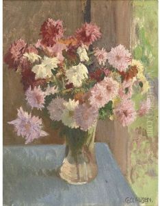 Chrysanthemums by Sir George Clausen